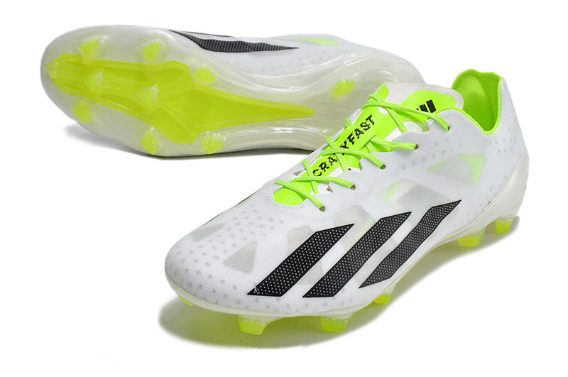 Adidas CRAZYFAST- branco com verde