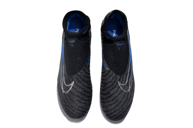 Nike Phantom GX - PRETO E AZUL - BOTINHA