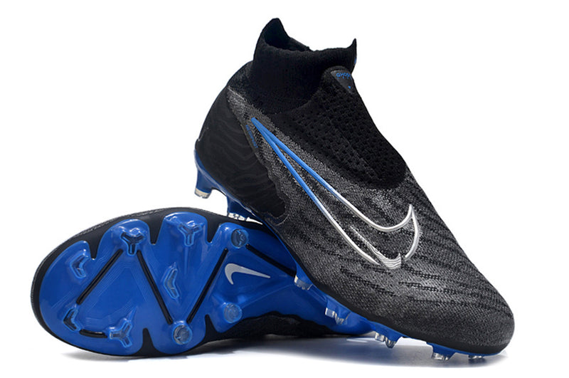 Nike Phantom GX - PRETO E AZUL - BOTINHA