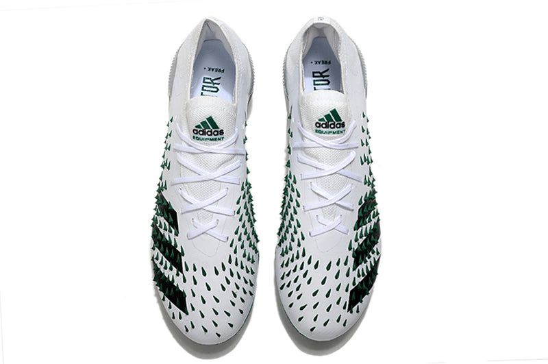 Adidas Predator 20.1 Branca com Verde  (Cano Baixo)