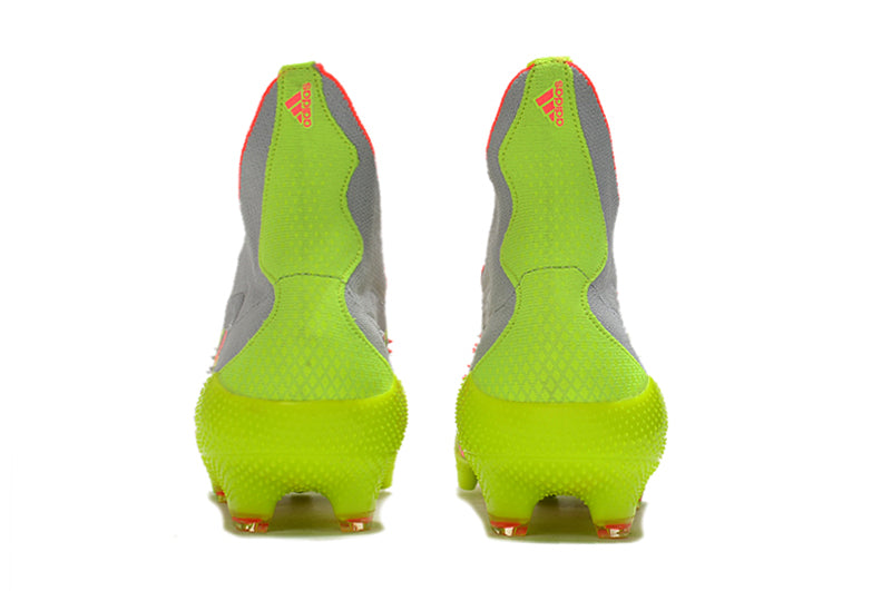 Adidas Predator Freak Verde fluorescente (Cano Alto, Sem Cadarço)