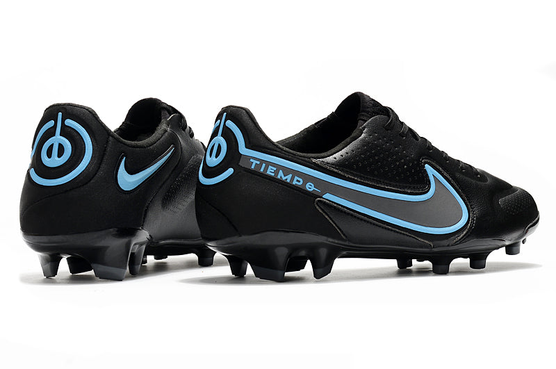 Nike TiEmpo Legend 9 - Preto com Azul