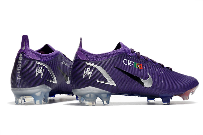 Nike Mercurial Vapor 14 - Rouxo CR7 (Trava de Silicone)