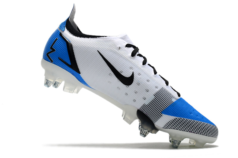 Nike Vapor 14 Branco com Azul (Trava mista)