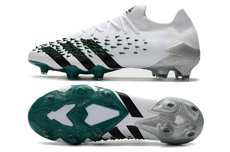 Adidas Predator 20.1 Branca com Verde  (Cano Baixo)