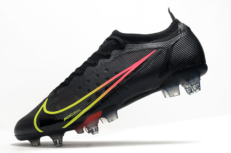 Nike Vapor 14 Preto com Vermelho (Trava mista)