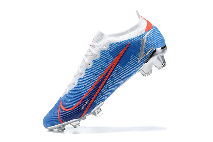 Nike Mercurial Vapor 14 - Azul com Prata (Trava de Silicone)