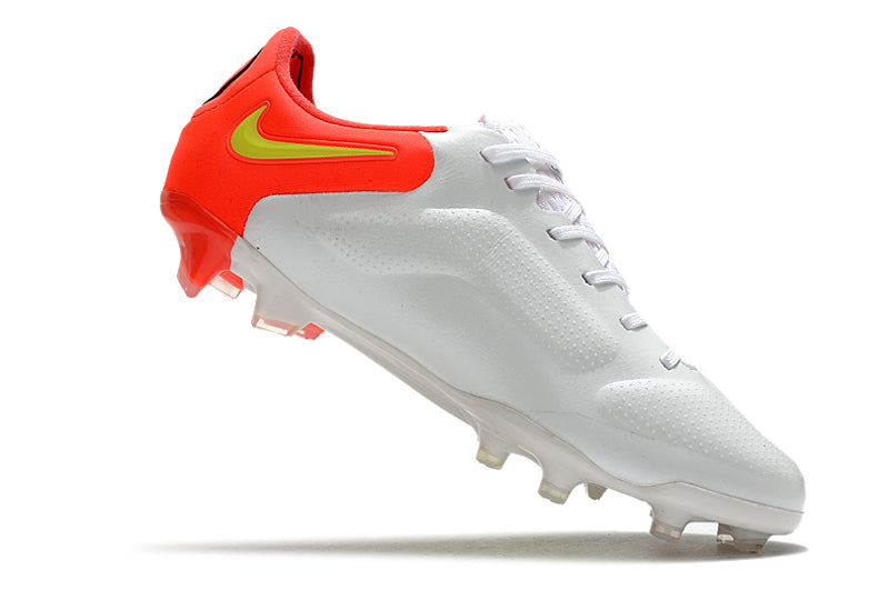 Nike TiEmpo Legend 9 -Branco com Laranja