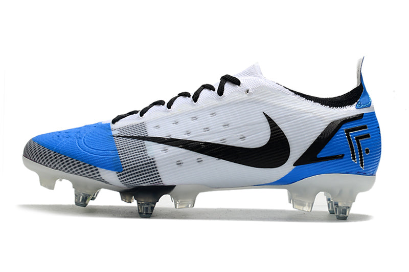 Nike Vapor 14 Branco com Azul (Trava mista)