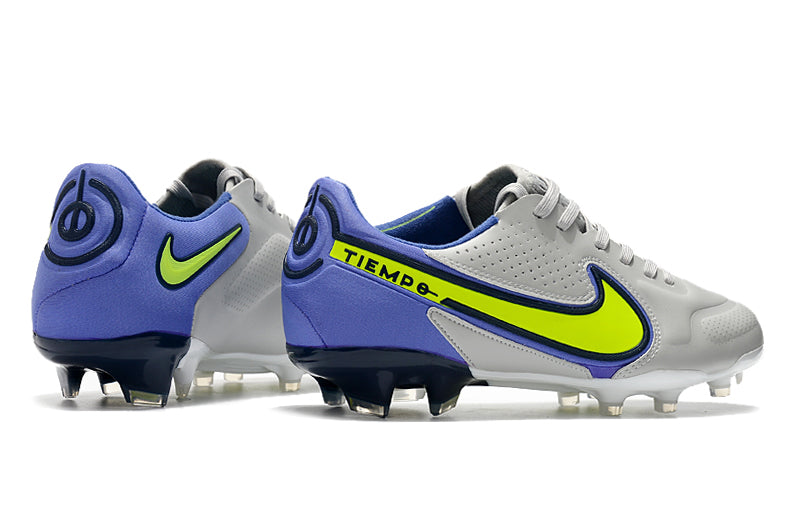 Nike TiEmpo Legend 9 - Cinza com Azul