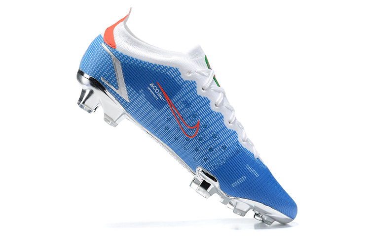 Nike Mercurial Vapor 14 - Azul com Prata (Trava de Silicone)