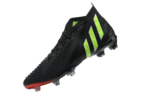 Adidas Predator Edge Preto e Verde (Com Cadarço)