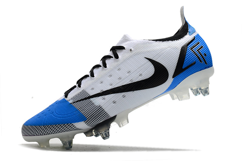 Nike Vapor 14 Branco com Azul (Trava mista)