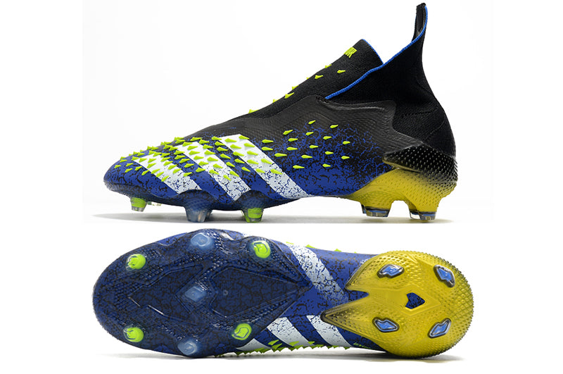 Adidas Predator Freak Azul  (Cano Alto, Sem Cadarço)