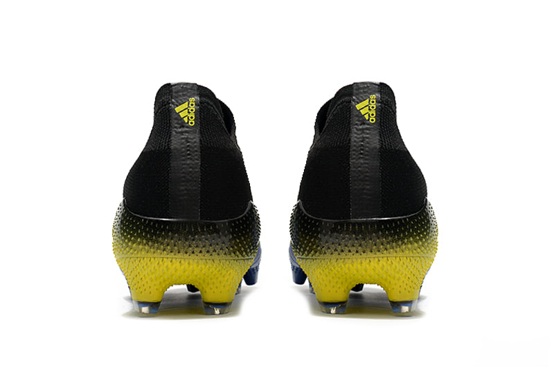 Adidas Predator 20.1 Azul com amarelo  (Cano Baixo)