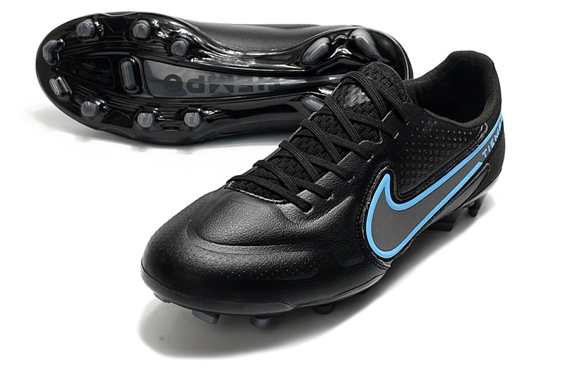 Nike TiEmpo Legend 9 - Preto com Azul