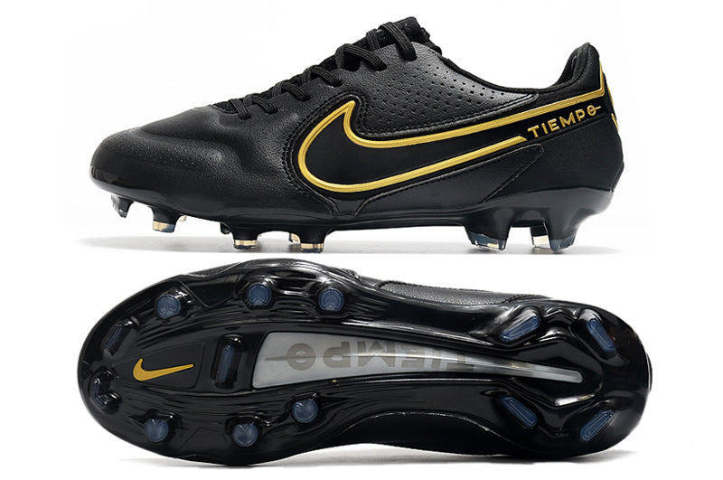 Nike TiEmpo Legend 9 - Preto e Dourado