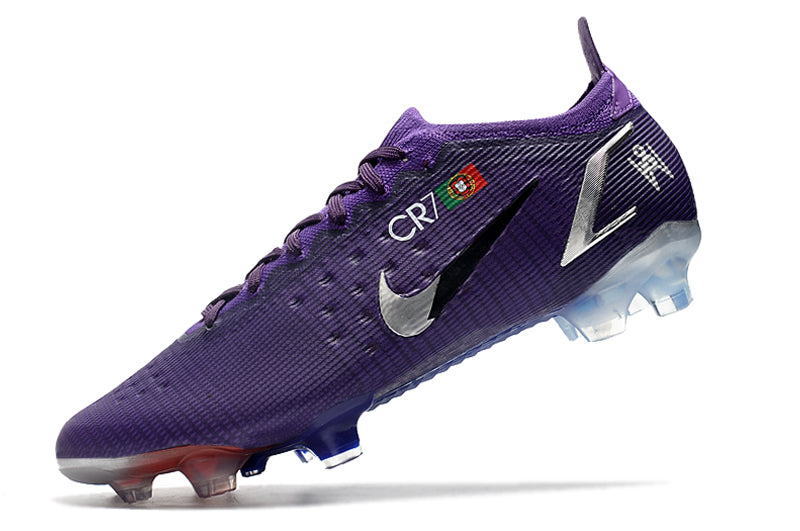 Nike Mercurial Vapor 14 - Rouxo CR7 (Trava de Silicone)