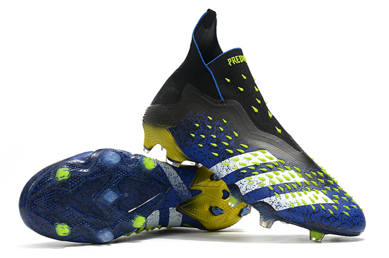 Adidas Predator Freak Azul  (Cano Alto, Sem Cadarço)