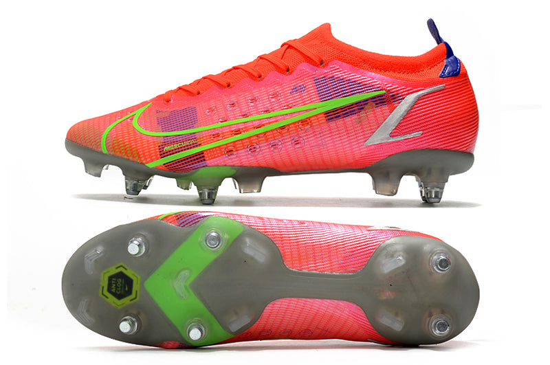 Nike Vapor 14 Rosa Flourescente  (Trava mista)