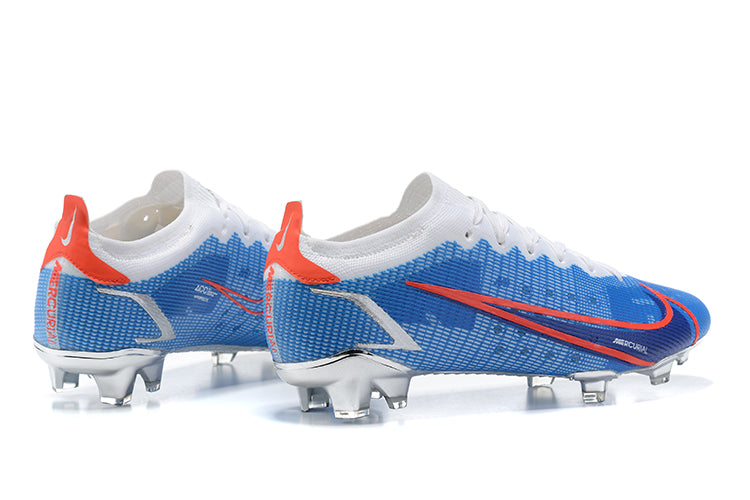 Nike Mercurial Vapor 14 - Azul com Prata (Trava de Silicone)