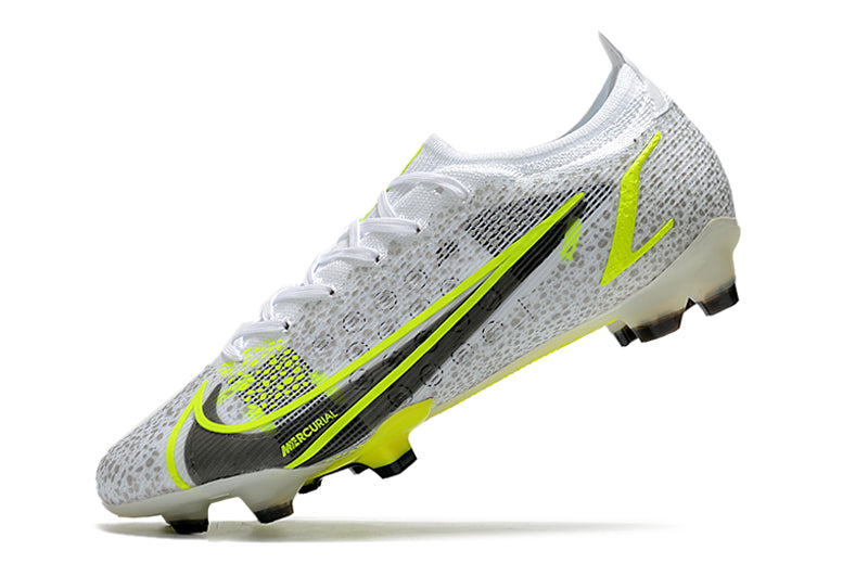 Nike Mercurial Vapor 14 - Branco com Verde (Trava de Silicone)