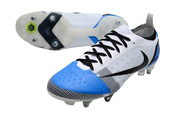 Nike Vapor 14 Branco com Azul (Trava mista)