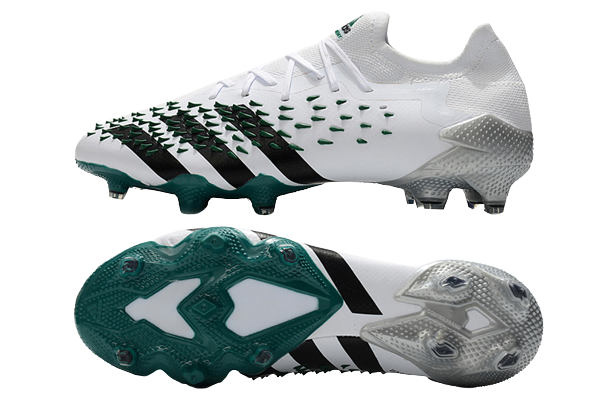 Adidas Predator 20.1 Branca com Verde  (Cano Baixo)