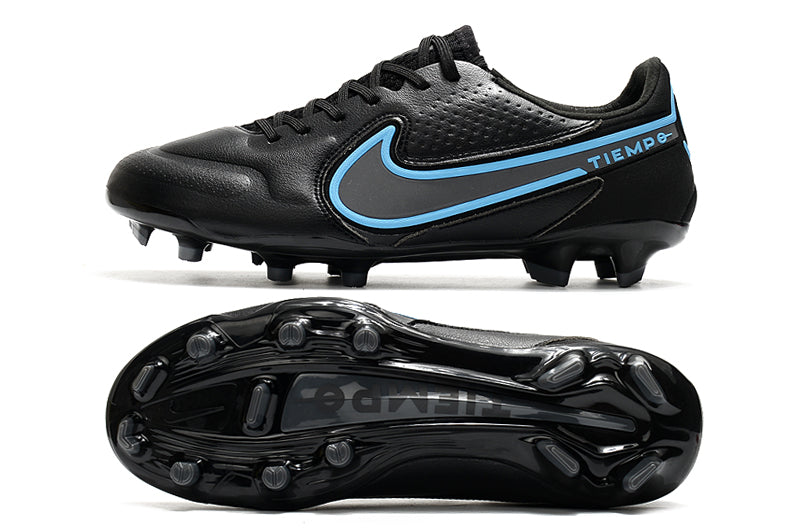 Nike TiEmpo Legend 9 - Preto com Azul