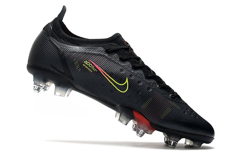 Nike Vapor 14 Preto com Vermelho (Trava mista)