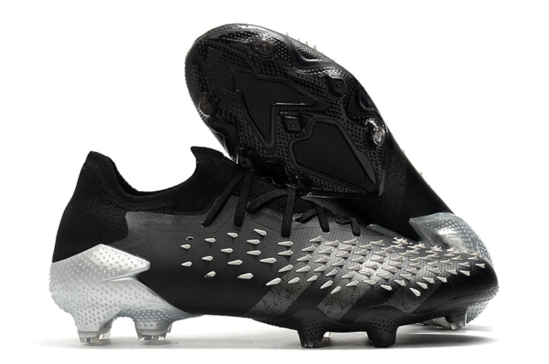 Adidas Predator 20.1 Preto com cinza   (Cano Baixo)