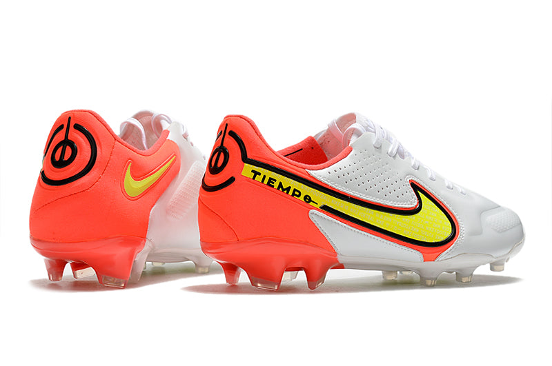 Nike TiEmpo Legend 9 -Branco com Laranja