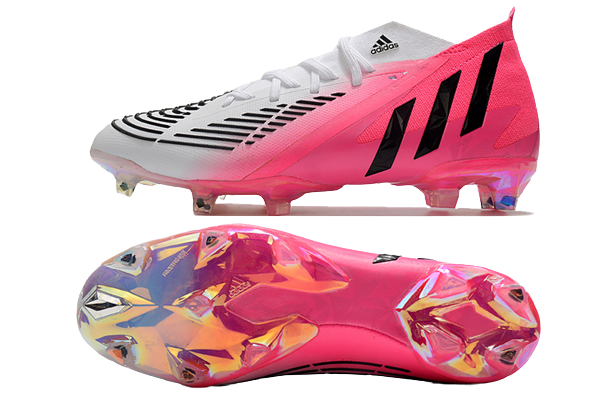 Adidas Predator Edge Rosa  (Com Cadarço)