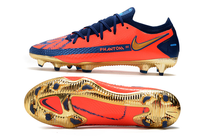 Nike Phantom GT - Vermelho Solado Dourado