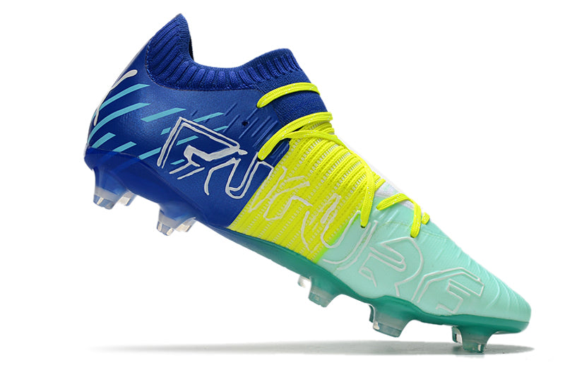 Puma Future Z - Verde Água + Amarelo e Azul