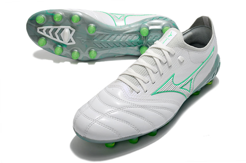 Mizuno Morelia III Branca Solado Verde