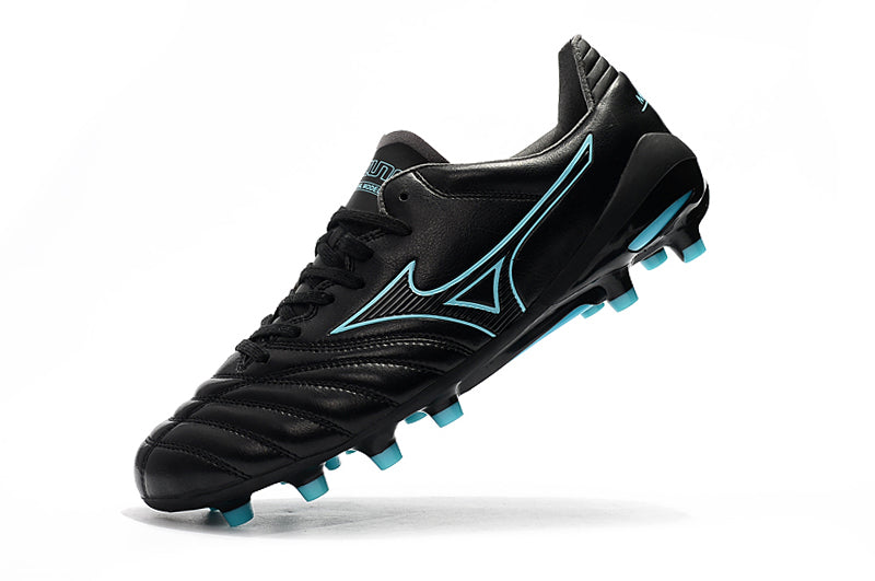 Mizuno Morelia II Preta Solado Azul