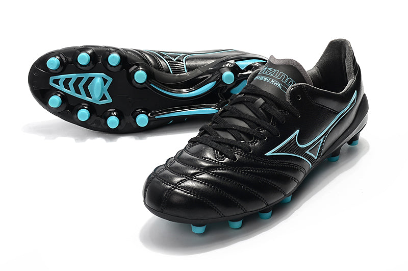 Mizuno Morelia II Preta Solado Azul