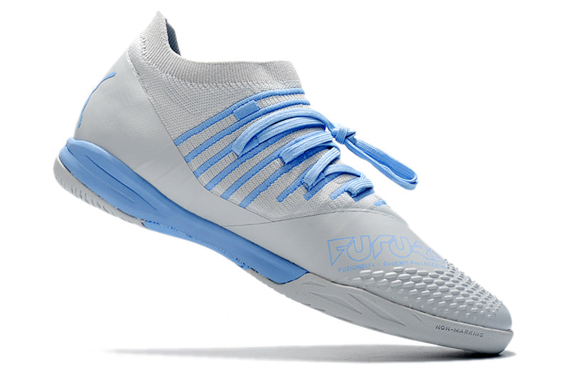 Puma Future Z 1.3 - Cinza + Azul Marinho