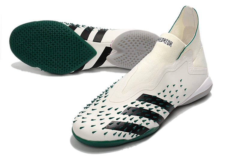 Adidas Predator Freak - Branca + Verde Escuro