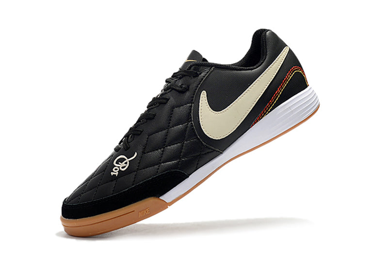 Nike Tiempo Ligera - Preto Solado Marrom