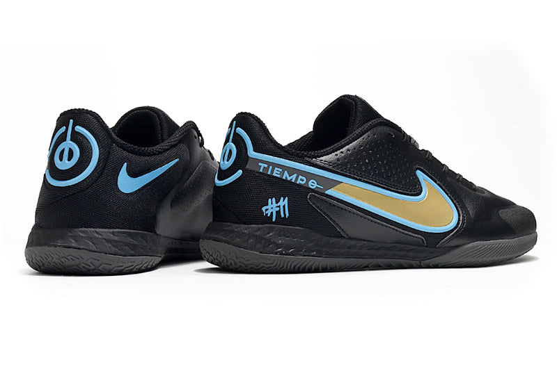 Nike Tiempo Legend 9 - Preta + Azul Claro