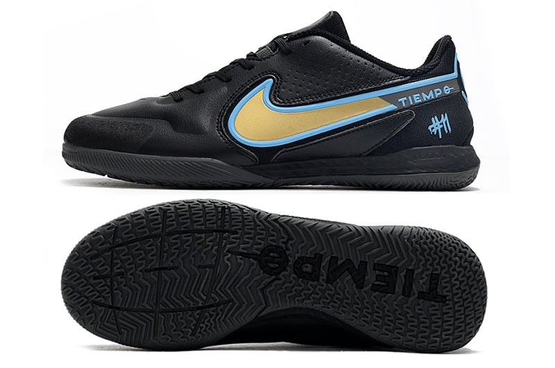 Nike Tiempo Legend 9 - Preta + Azul Claro