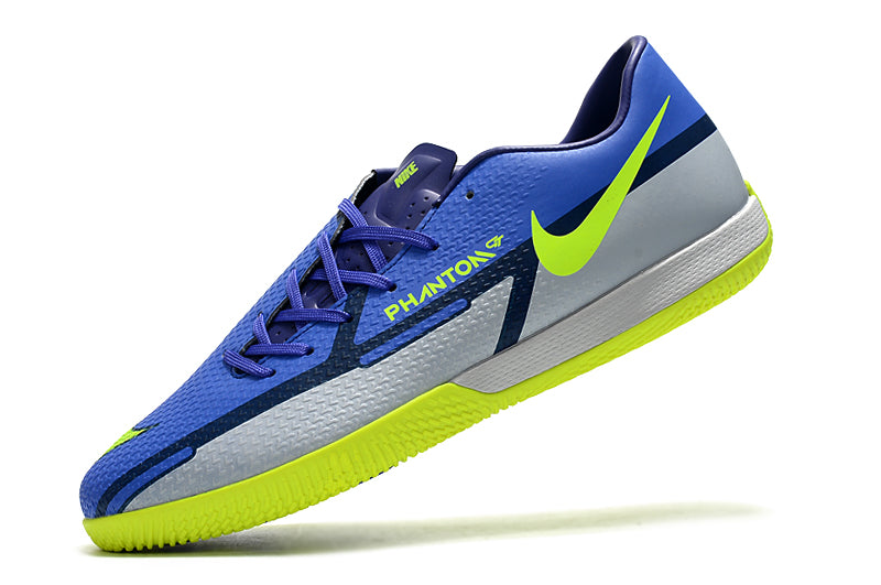 Nike Phantom GT - Azul Solado Verde Florescente