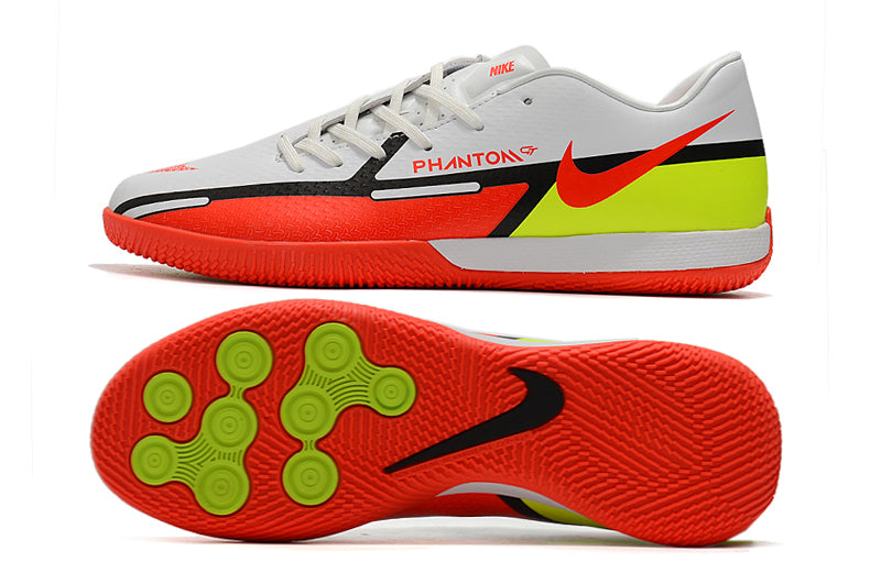 Nike Phantom GT - Branca Solado Vermelha