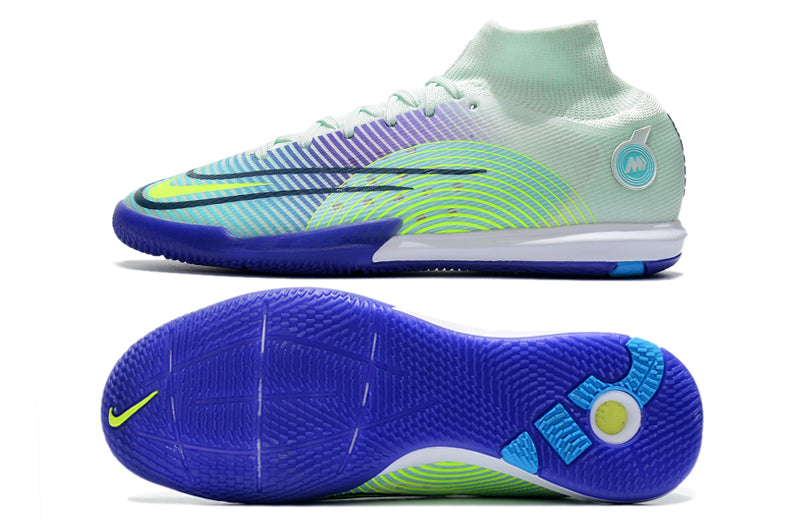 Nike SuperFly 8 - Cinza Solado Azul (Cano Longo)